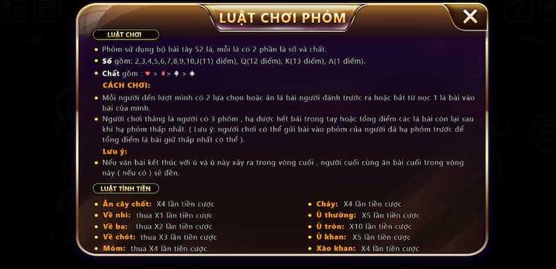 Phỏm TDTC: Hướng dẫn cách chơi chi tiết cho người mới 4 Luật chơi phỏm tại TDTC dành cho newbie
